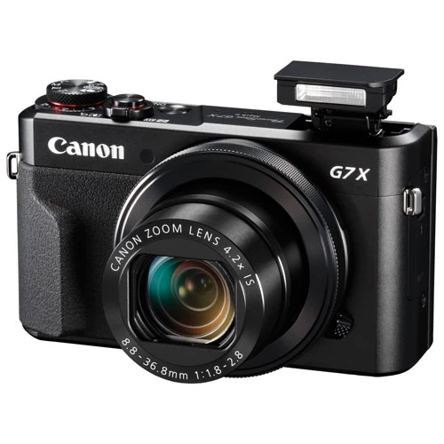 Canon® Canon PowerShot G7 X Mark II Wi-Fi 20.1MP 4.2x Optical Zoom Digital Camera - Black 4 Canon® Canon PowerShot G7 X Mark II Wi-Fi 20.1MP 4.2x Optical Zoom Digital Camera - Black - Image 2