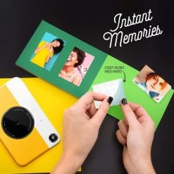 Kodak PRINTOMATIC Digital Instant Print Camera (Yellow), Full Color Prints On Zink 2x3 Sticky-Backed Photo Paper - Print Memories Instantly -Outdoor Camera Shop 12651410 4