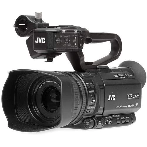 JVC GY-HM250HW UHD 4K Streaming Camcorder Built-in Lower-Thirds Graphics (House Worship) 4 JVC GY-HM250HW UHD 4K Streaming Camcorder Built-in Lower-Thirds Graphics (House Worship) - Image 2