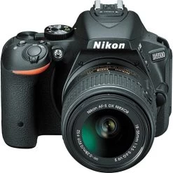 Nikon D5500 DSLR Camera With 18-55mm Lens (Black) - US Version W/Seller Warranty