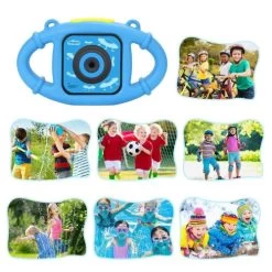 Navor Kid’s Waterproof Camera, Digital Underwater Camera, Rechargeable Battery, Photo HD Video Capture With 16GB SD Card, Anti-Fall Silicone Case, Gift -Outdoor Camera Shop 13712256 4