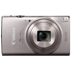 Canon® Refurbished (Good) - Canon PowerShot ELPH 360 HS WiFi 20.2MP 12x Optical Zoom Digital Camera - Silver