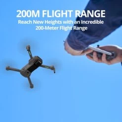 The Bigly Brothers New E58 X LITE Mark II Delta Orange Superior Edition Drone With Camera, 360 Degrees Of Obstacle Avoidance, Carrying Case, & 2 Batteries. RTF, Under 249g! -Outdoor Camera Shop 13985668 3