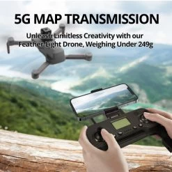 The Bigly Brothers New E58 X LITE Mark II Delta Orange Superior Edition Drone With Camera, 360 Degrees Of Obstacle Avoidance, Carrying Case, & 2 Batteries. RTF, Under 249g! -Outdoor Camera Shop 13985668 5