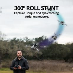 The Bigly Brothers New E58 X LITE Mark II Delta Orange Superior Edition Drone With Camera, 360 Degrees Of Obstacle Avoidance, Carrying Case, & 2 Batteries. RTF, Under 249g! -Outdoor Camera Shop 13985668 7