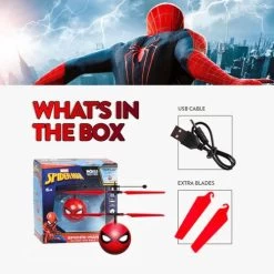 Marvel Licensed Spider-Man IR UFO Heli Ball - 33208 -Outdoor Camera Shop 14338928 4
