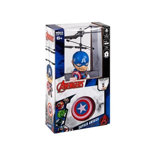Marvel Licensed Captain America 3.5 Inch Flying Figure IR UFO Big Head Helicopter - 33242 3 Marvel Licensed Captain America 3.5 Inch Flying Figure IR UFO Big Head Helicopter - 33242