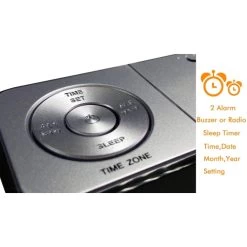 ITOMA Alarm Clock Radio,Digital FM Radio,Dual With Snooze,USB CKS507 -Outdoor Camera Shop 14392832 6