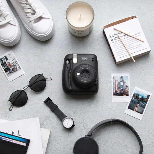 Fujifilm Instax Mini 11 Instant Camera - Charcoal Grey 5 Fujifilm Instax Mini 11 Instant Camera - Charcoal Grey - Image 3