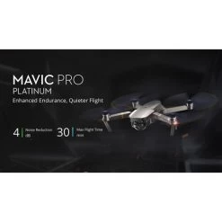 DJI Mavic Pro Platinum Combo W/ 4K Camera & 3-Axis Gimbal, 30 Min Flight Time -Outdoor Camera Shop 14581322 3