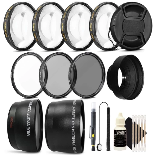 Fisheye Wide Angle Lens & Telephoto Lens For 58MM Canon Rebel T6i T5i T4i T3i T2i T4 +Filter Kit - International Version W/Seller Warranty 3 Fisheye Wide Angle Lens & Telephoto Lens For 58MM Canon Rebel T6i T5i T4i T3i T2i T4 +Filter Kit - International Version W/Seller Warranty