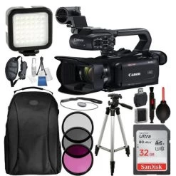 Canon® Canon XA40 Professional UHD 4K Camcorder With 32GB Accessory Bundle - US Version W/ Seller Warranty