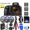 Nikon Coolpix P1000 16MP 125x Super-Zoom Digital Camera + 16GB & Additional Accessories Bundle Package - US Version W/ Seller Warranty -Outdoor Camera Shop 14672964