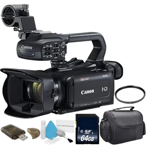 Canon® Canon XA11 Compact Full HD Camcorder W/ + 64GB Memory Card + 58mm UV Filter + Carrying Case + Deluxe Cleaning Kit Bundle - US Version W/ Seller Warranty 3 Canon® Canon XA11 Compact Full HD Camcorder W/ + 64GB Memory Card + 58mm UV Filter + Carrying Case + Deluxe Cleaning Kit Bundle - US Version W/ Seller Warranty