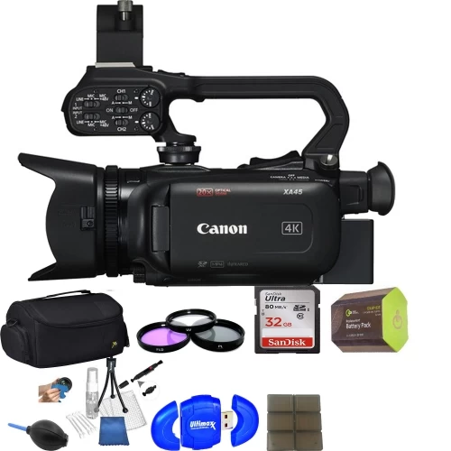 Canon® Canon XA45 Professional UHD 4K Camcorder With 32GB Premium Accessory USA - US Version W/ Seller Warranty 3 Canon® Canon XA45 Professional UHD 4K Camcorder With 32GB Premium Accessory USA - US Version W/ Seller Warranty