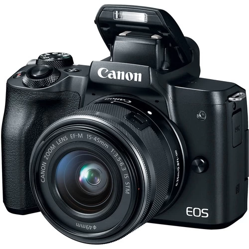 Canon® Canon EOS M50 Mirrorless Digital Camera With 15-45mm Lens (Black) And 64GB SD Card + Deluxe Photo Travel Bundle - US Version W/ Seller Warranty 4 Canon® Canon EOS M50 Mirrorless Digital Camera With 15-45mm Lens (Black) And 64GB SD Card + Deluxe Photo Travel Bundle - US Version W/ Seller Warranty - Image 2