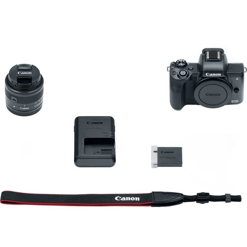 Canon® Canon EOS M50 Mirrorless Digital Camera With 15-45mm Lens (Black) And 64GB SD Card + Deluxe Photo Travel Bundle - US Version W/ Seller Warranty 9 Canon® Canon EOS M50 Mirrorless Digital Camera With 15-45mm Lens (Black) And 64GB SD Card + Deluxe Photo Travel Bundle - US Version W/ Seller Warranty - Image 7