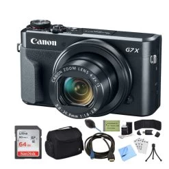 CanonĀ® Canon PowerShot G7 X Mark II 20.1MP 4.2x Zoom Digital Camera W/ 64GB Accessory Bundle - US Version W/ Seller Warranty