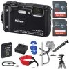 Nikon COOLPIX W300 Digital Camera (Black) With 2x 16GB Memory Cards Floating Strap Starter Kit - US Version W/ Seller Warranty 1 Nikon COOLPIX W300 Digital Camera (Black) With 2x 16GB Memory Cards Floating Strap Starter Kit - US Version W/ Seller Warranty -Outdoor Camera Shop 14673304