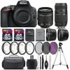 Nikon D5600 DSLR Camera With 18-55mm VR Lens + 70-300 Lens + 64GB Bundle Kit - US Version W/ Seller Warranty 1 Nikon D5600 DSLR Camera With 18-55mm VR Lens + 70-300 Lens + 64GB Bundle Kit - US Version W/ Seller Warranty -Outdoor Camera Shop 14673393