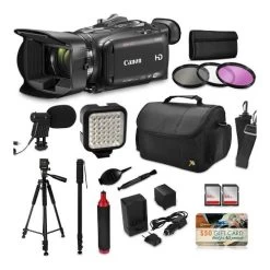 Canon® Canon XA30 HD Professional Video Camcorder + Core Accessories, Tripod - US Version W/ Seller Warranty