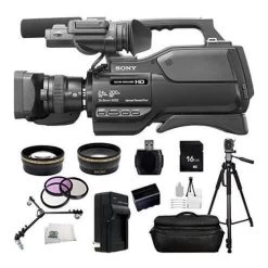 Sony HXR-MC2500 Shoulder Mount AVCHD Camcorder Accessory Bundle - US Version W/ Seller Warranty