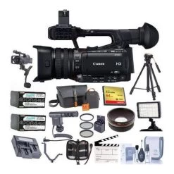 CanonĀ® Canon XF200 High Definition 1080p Camcorder - Bundle With Video Bag, 64GB Compact Flash Card, Tripod - US Version W/ Seller Warranty