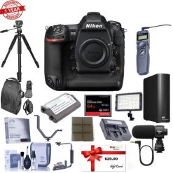 Nikon D5 DSLR CF Version Body With 64GB Pro Accessory Bundle - US Version W/ Seller Warranty