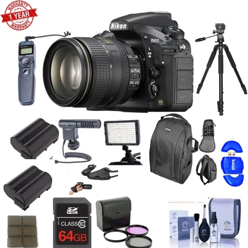 Nikon D810 DSLR With AF-S 24-120mm F/4G ED VR Lens With Pro Accessory Bundle - US Version W/ Seller Warranty 3 Nikon D810 DSLR With AF-S 24-120mm F/4G ED VR Lens With Pro Accessory Bundle - US Version W/ Seller Warranty