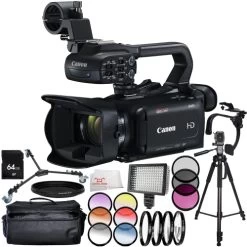 Canon® Canon XA11 Compact Full HD Camcorder 12PC Accessory Bundle - US Version W/ Seller Warranty