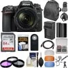 Nikon D7500 Wi-Fi 4K Digital SLR Camera & 18-140mm VR DX Lens With 64GB Card + Battery & Charger + Backpack + Filter + Kit - US Version W/ Seller Warranty -Outdoor Camera Shop 14674038
