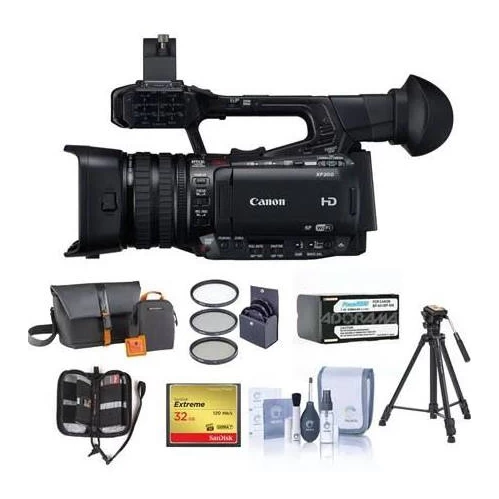 Canon® Canon XF200 High Definition 1080p Camcorder, 20X Optical Zoom - Bundle With Video Bag, 32GB Compact - US Version W/ Seller Warranty 3 Canon® Canon XF200 High Definition 1080p Camcorder, 20X Optical Zoom - Bundle With Video Bag, 32GB Compact - US Version W/ Seller Warranty