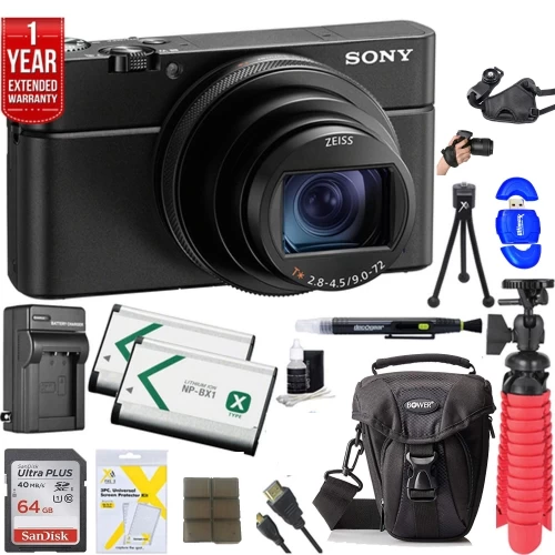 Sony Cyber-shot DSC-RX100 VI Digital Camera + 64GB Dual Battery Accessory Kit - US Version W/ Seller Warranty 3 Sony Cyber-shot DSC-RX100 VI Digital Camera + 64GB Dual Battery Accessory Kit - US Version W/ Seller Warranty