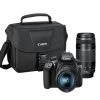 Canon® Canon EOS Rebel T7 / 2000d EF-S 18-55mm IS II USM & 75-300MM III Kit With Canon Case - US Version W/ Seller Warranty