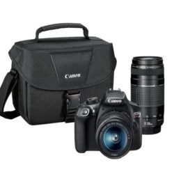 Canon® Canon EOS Rebel T7 / 2000d EF-S 18-55mm IS II USM & 75-300MM III Kit With Canon Case - US Version W/ Seller Warranty