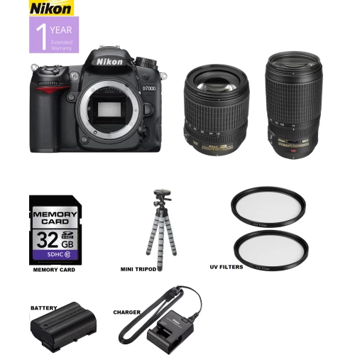 Nikon D7000 DSLR Camera With Nikon 18-105mm & 70-300mm Lens - US Version W/ Seller Warranty 3 Nikon D7000 DSLR Camera With Nikon 18-105mm & 70-300mm Lens - US Version W/ Seller Warranty