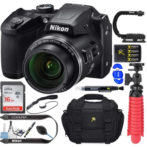 Nikon COOLPIX B500 16MP 40x Optical Zoom Digital Camera W/ Wi-Fi | 16GB SDHC Accessory Bundle (Black) - US Version W/ Seller Warranty 3 Nikon COOLPIX B500 16MP 40x Optical Zoom Digital Camera W/ Wi-Fi | 16GB SDHC Accessory Bundle (Black) - US Version W/ Seller Warranty
