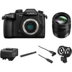 Panasonic Lumix DC-GH5 Mirrorless Micro Four Thirds Digital Camera With 12-35mm Lens & Microphone Kit - US Version W/ Seller Warranty