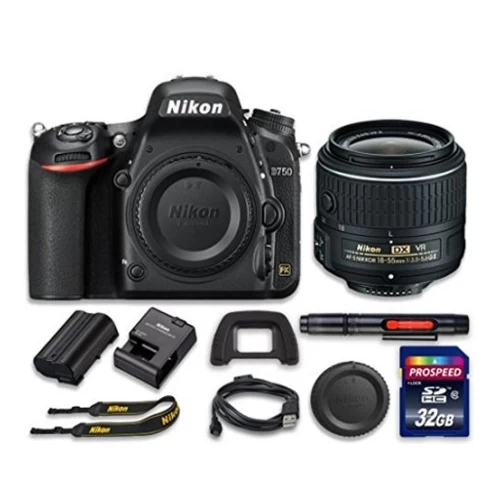 Nikon D750 Digital SLR Camera With Nikon AF-S DX NIKKOR 18-55mm F/3.5-5.6G VR II Lens 32 GB SD Card Cleaning Pen - US Version W/ Seller Warranty 3 Nikon D750 Digital SLR Camera With Nikon AF-S DX NIKKOR 18-55mm F/3.5-5.6G VR II Lens 32 GB SD Card Cleaning Pen - US Version W/ Seller Warranty