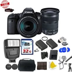 CanonĀ® Canon Eos 6D 20.2MP Full Frame Dslr With Canon EF 24-105mm F/3.5-5.6 Is STM Lens +32GB Memory Card + UV Filter + Flexible Spid - US Version W/ Seller Warranty