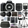Canon® Canon EOS Rebel SL3 DSLR Camera With | 3 Lens Kit Canon 18-55mm | Sandisk 16GB | Flash & More - US Version W/ Seller Warranty -Outdoor Camera Shop 14877189