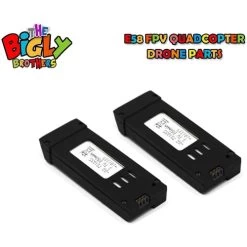 The Bigly Brothers Original E58 FPV Quadcopter 600mAh Battery Spare Parts For JY019, L800, GD88,Drone X Pro, S168 Quadcopter- Pack Of 2