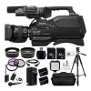 Sony HXR-MC2500 Shoulder Mount AVCHD Camcorder Pre_Charged NIMH Rechargeable Batteries With AAA Battery Case + Microfiber Clea - US Version W/ Seller Warranty