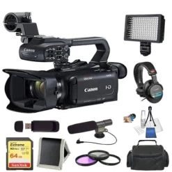 Canon® Canon XA11 Compact Full HD Camcorder With 64GB MEMORY CARD + PROFESSIONAL FILTER KIT + XL PRO CAMCORDER SOFT CASE + ADVANCED A - US Version W/ Seller Warranty