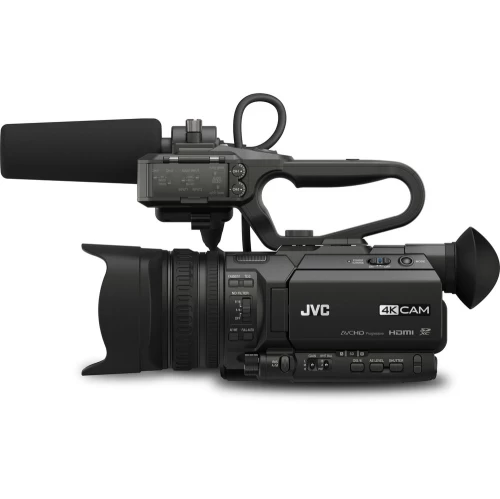 JVC GY-HM200U/250 Ultra 4K HD 4KCAM Professional Camcorder & Top Handle Audio Unit With XLR Microphone 64GB Card Hard Case - US Version W/ Seller Warranty 5 JVC GY-HM200U/250 Ultra 4K HD 4KCAM Professional Camcorder & Top Handle Audio Unit With XLR Microphone 64GB Card Hard Case - US Version W/ Seller Warranty - Image 3