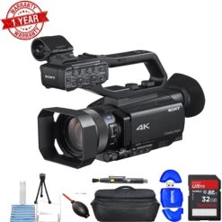 Sony HXR-NX80 Full HD XDCAM With HDR & Fast Hybrid AF 32GB Starter Bundle - US Version W/ Seller Warranty
