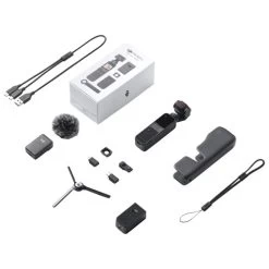 DJI Pocket 2 Creator Combo 3-Axis Stabilized 4K Handheld Camera - Black -Outdoor Camera Shop 15002723 3