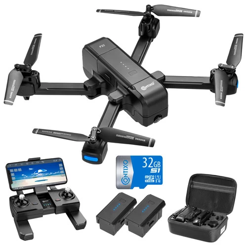 Contixo F22+ Quadcopter Drone With Camera & Controller - Ready-to-Fly - Black - Only At Best Buy 3 Contixo F22+ Quadcopter Drone With Camera & Controller - Ready-to-Fly - Black - Only At Best Buy