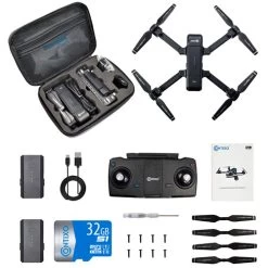 Contixo F22+ Quadcopter Drone With Camera & Controller - Ready-to-Fly - Black - Only At Best Buy 9 Contixo F22+ Quadcopter Drone With Camera & Controller - Ready-to-Fly - Black - Only At Best Buy -Outdoor Camera Shop 15051805 3