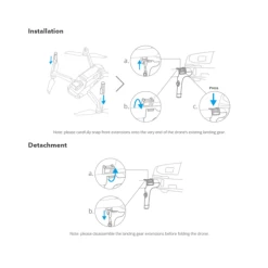 PGYTECH Landing Gear Extensions For Mavic Air 2-OPEN BOX -Outdoor Camera Shop 15086547 3